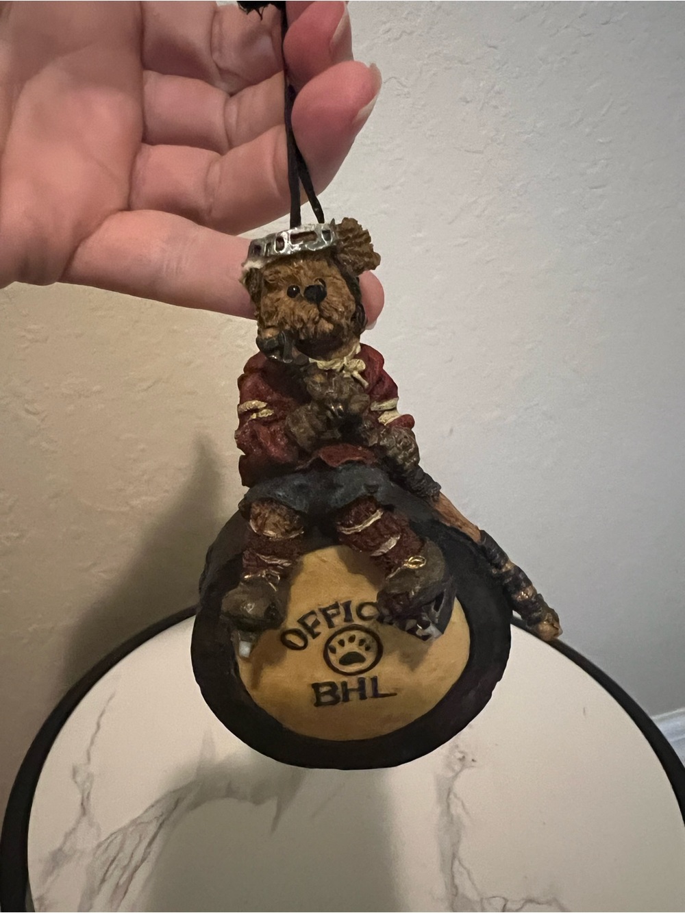 Boyds Bears Official BHL Bear Ornament